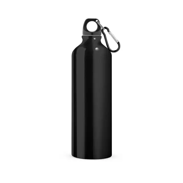 Aluminium-Sportflasche mit Karabiner 800 ml