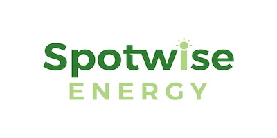 Logo von Spotwise Energy mit individuellem Webdesign und Branding von Werbenest für Energiedienstleister